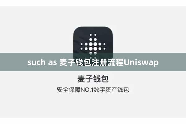 such as 麦子钱包注册流程Uniswap