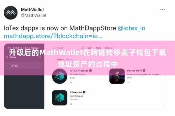 升级后的MathWallet在跨链转移麦子钱包下载地址资产的过程中