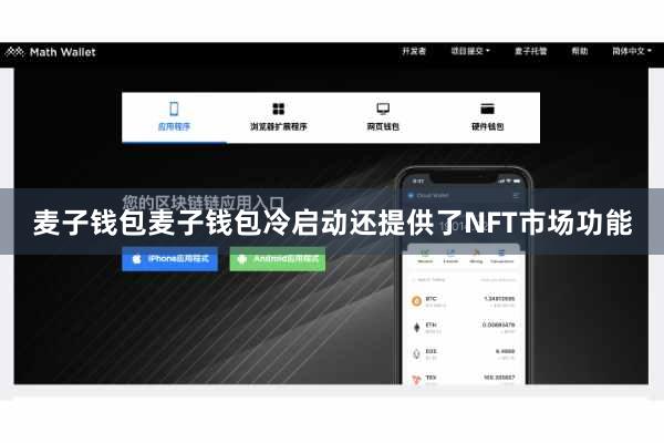 麦子钱包麦子钱包冷启动还提供了NFT市场功能