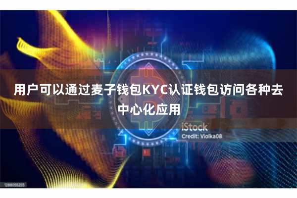 用户可以通过麦子钱包KYC认证钱包访问各种去中心化应用